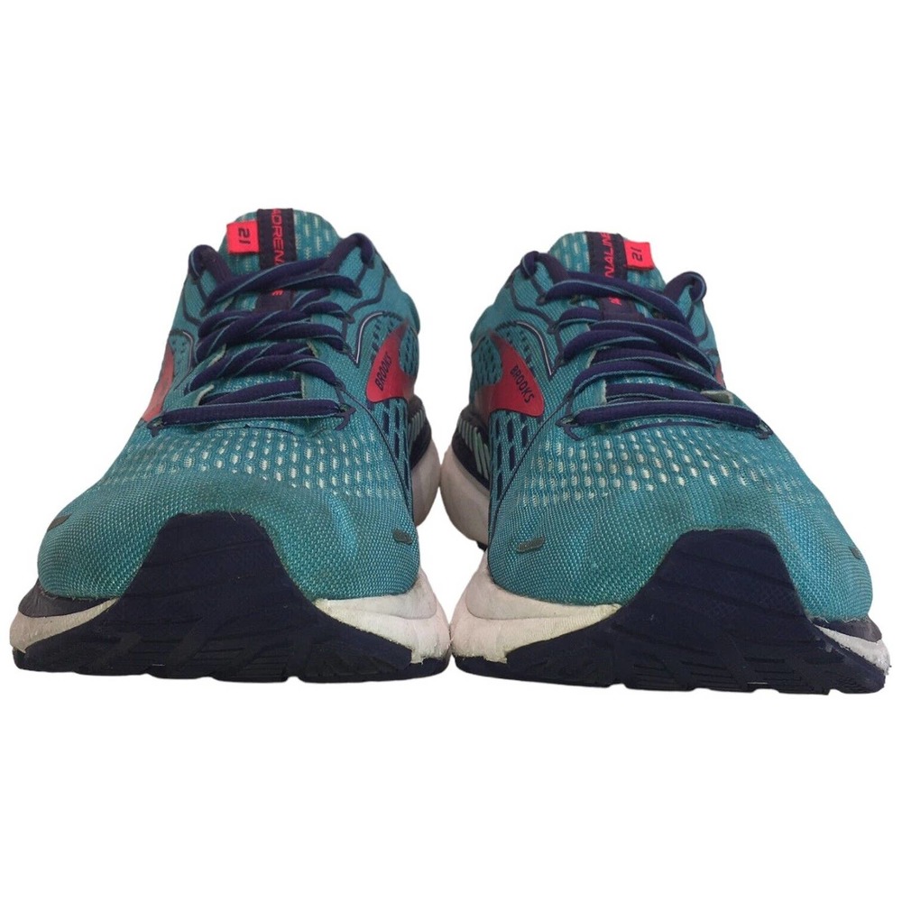Brooks Womens Adrenaline 21 Guiderails DNA Loft Cushion Support Teal Green 10 - Picture 2 of 10